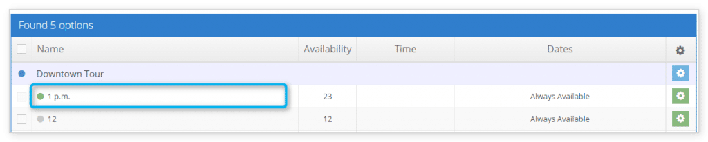 How to view an option - Rezgo Support