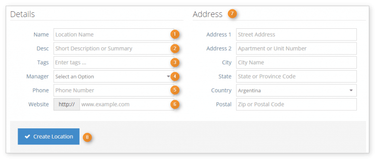 How to create a location - Rezgo Support