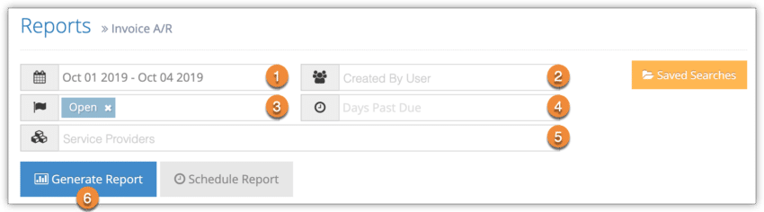 How to create an invoice report - Rezgo Support