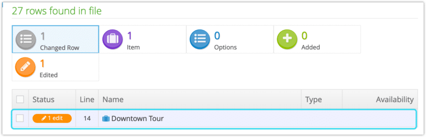 How to import inventory from a Rezgo-formatted CSV file - Rezgo Support