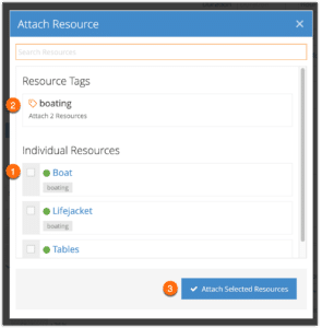 How to assign a resource to inventory - Rezgo Support