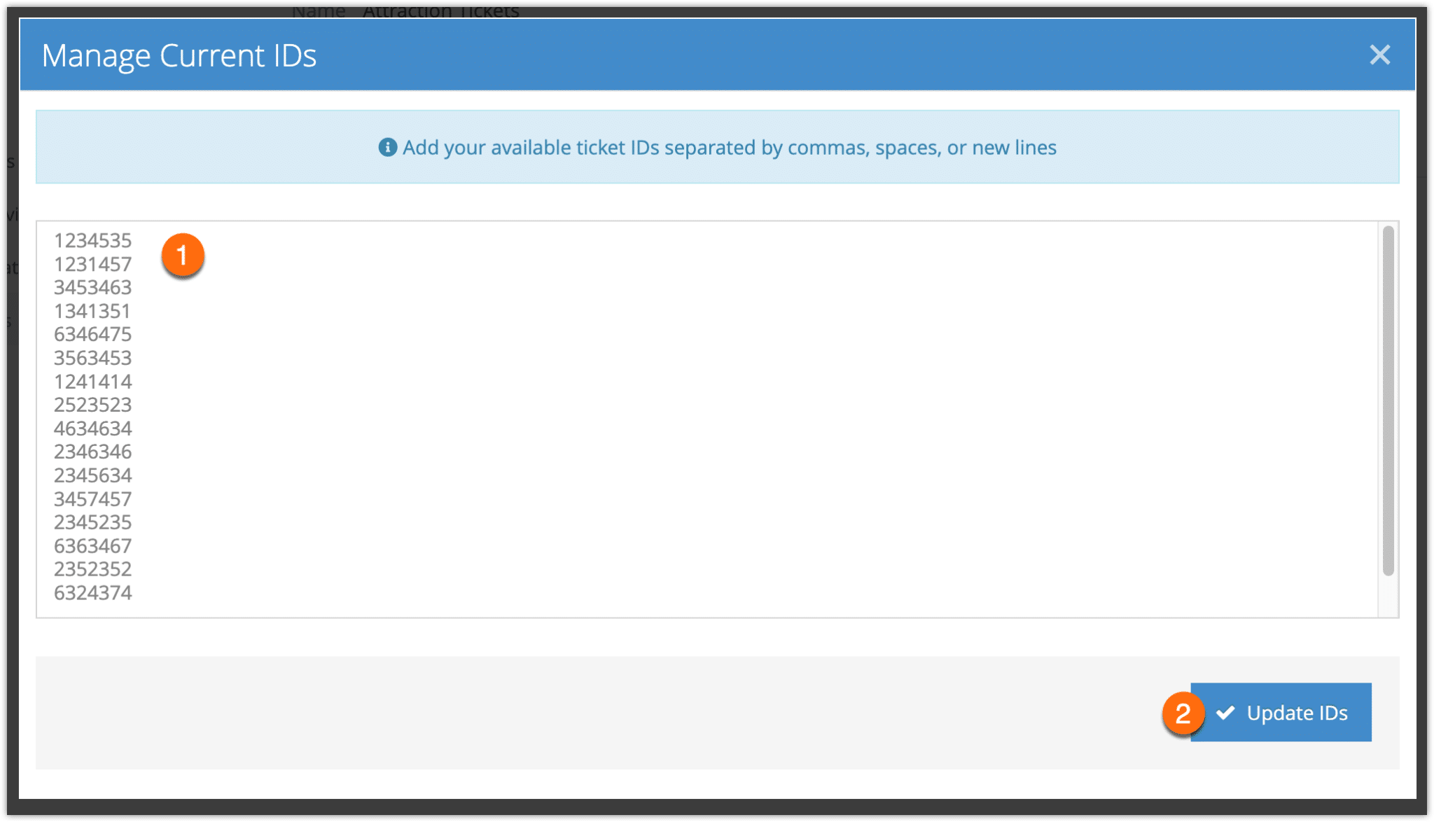 How to edit or delete ticket pool IDs - Rezgo Support