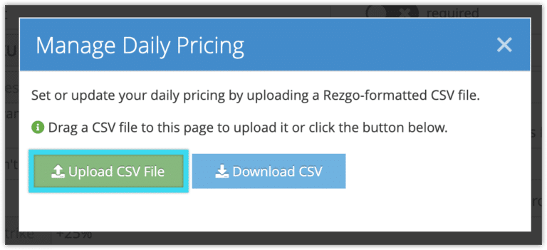 How to enable daily pricing for inventory options - Rezgo Support