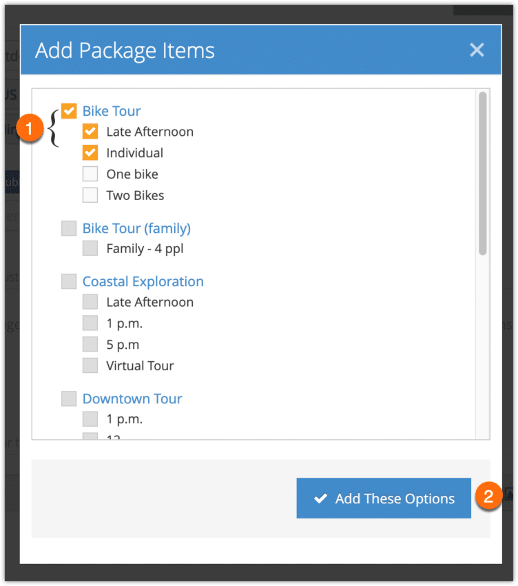 How to create an inventory package - Rezgo Support