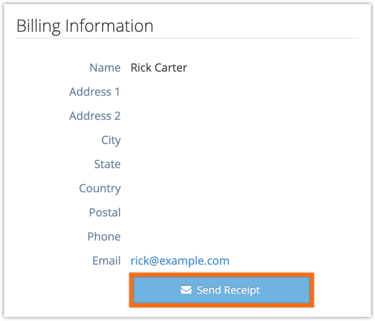 How to send a gift card receipt - Rezgo Support
