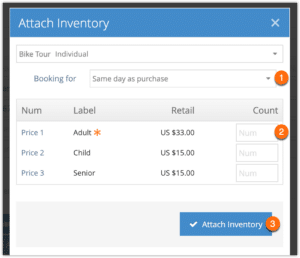 How to attach inventory to a contact - Rezgo Support