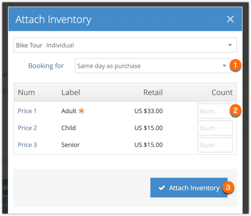 How to attach inventory to a contact - Rezgo Support